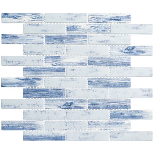 Andova Urbanite 1" x 4" Glass Mosaic Wall Tile Perigold